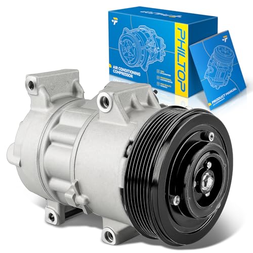 Image of PHILTOP 140748NC Air Conditioner AC Compressor with Clutch for Toyota Corolla 2009-2010 1.8L,Matrix 2009-2010, 2012 1.8L, Scion xD 2008-2014