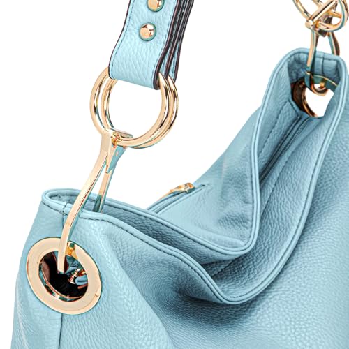 Image of Montana West Hobo Bags for Women Top Handle Satchel Shoulder Purse Bucket Handbag