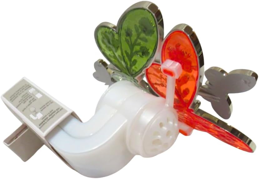 Bath & Body Works Botanical Butterfly Scent Control Nightlight Wallflowers Fragrance Plug – Adjustable 3 Level Home Fragrance Diffuser – Decorative Floral Design