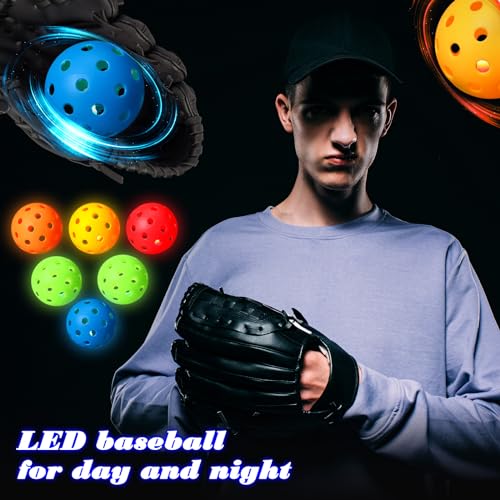 Balle de baseball lumineuse Arrowbash phosphorescente lot de 10 pour softball