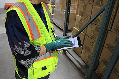 Global Glove Safety Vest With 6 Pockets And Zipper Front, High Visibility Reflective Vest For Men Or Women, Lightweight And Breathable Mesh, Ansi Class 2 Compliant, 3Xl #TOP7