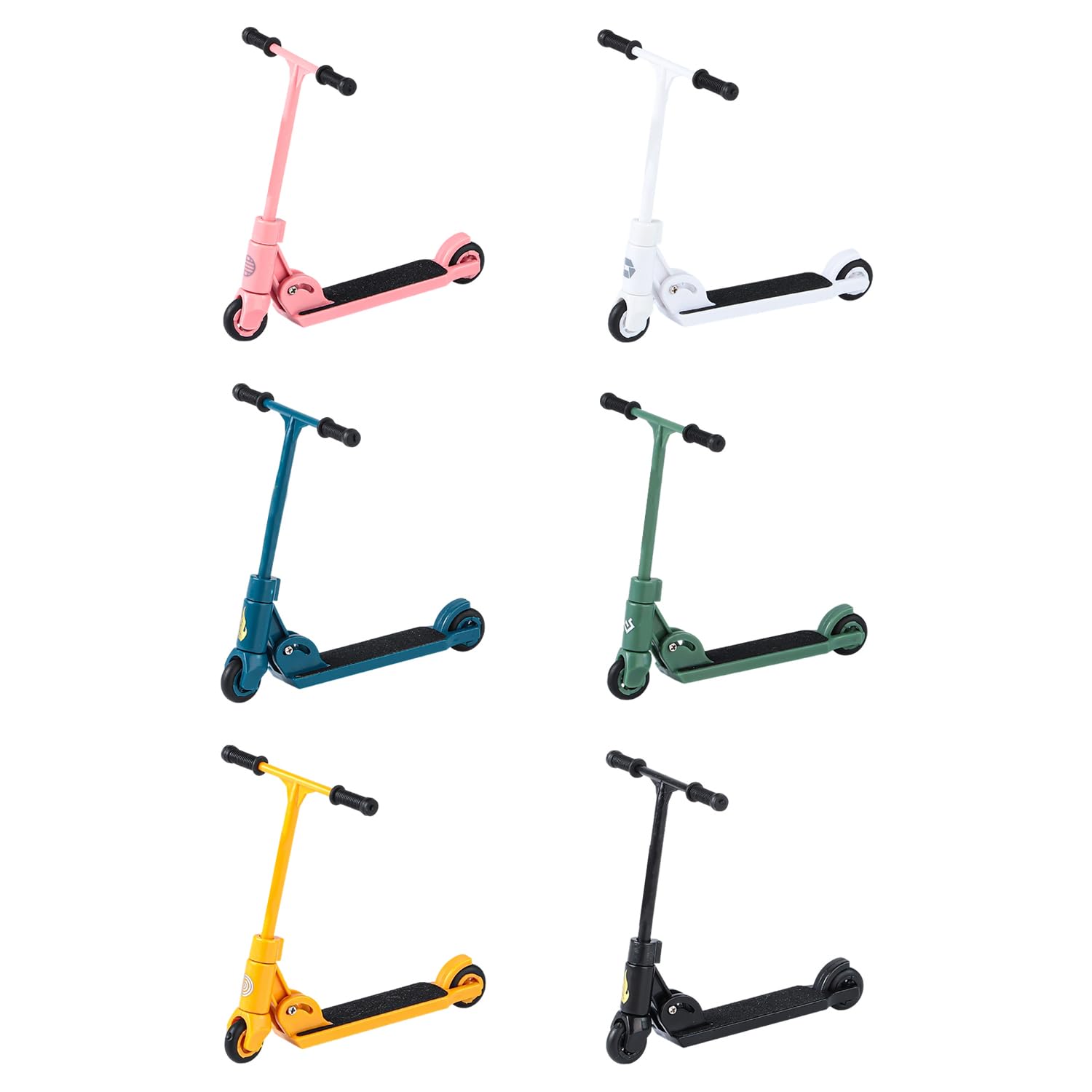6 Pezzi Finger Roller, Simpatico Giocattolo A Punta di Dito, Giocattolo Creativo, Mini Scooter, Giocattolo per L'Allenamento delle Dita