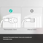 TP-Link Kasa Smart Thermostat Radiator Valve, Smart Radiator Valve, Energy Saving, LED Display Radiator Thermostat Valve, Smart TRV Schedule, Works with Alexa and Google Home, Easy Installation