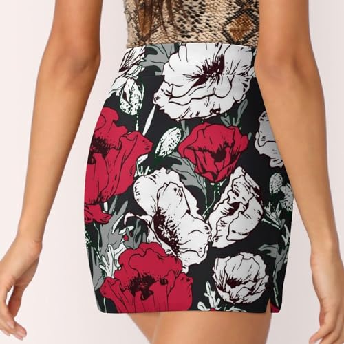 Jupe short de golf imprimé fleur pour vos parcours et sessions de course à pied - 4