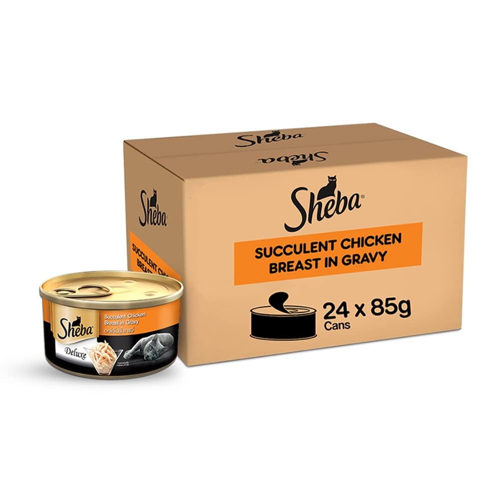 See full amazon price history chart for Sheba Deluxe Premium Adult (1+ Years) Wet Cat Food, Succulent Chicken Breast in Gravy, 85 g Can (Pack of 24), High-Moisture Gravy cat Food for Healthy Hydration Sheba Deluxe Premium Adult (1+ Years) Wet Cat Food, Succulent Chicken Breast in Gravy, 85 g Can (Pack of 24), High-Moisture Gravy cat Food for Healthy Hydration (B08P72TFK8) Amazon Price History, Amazon Price Tracker