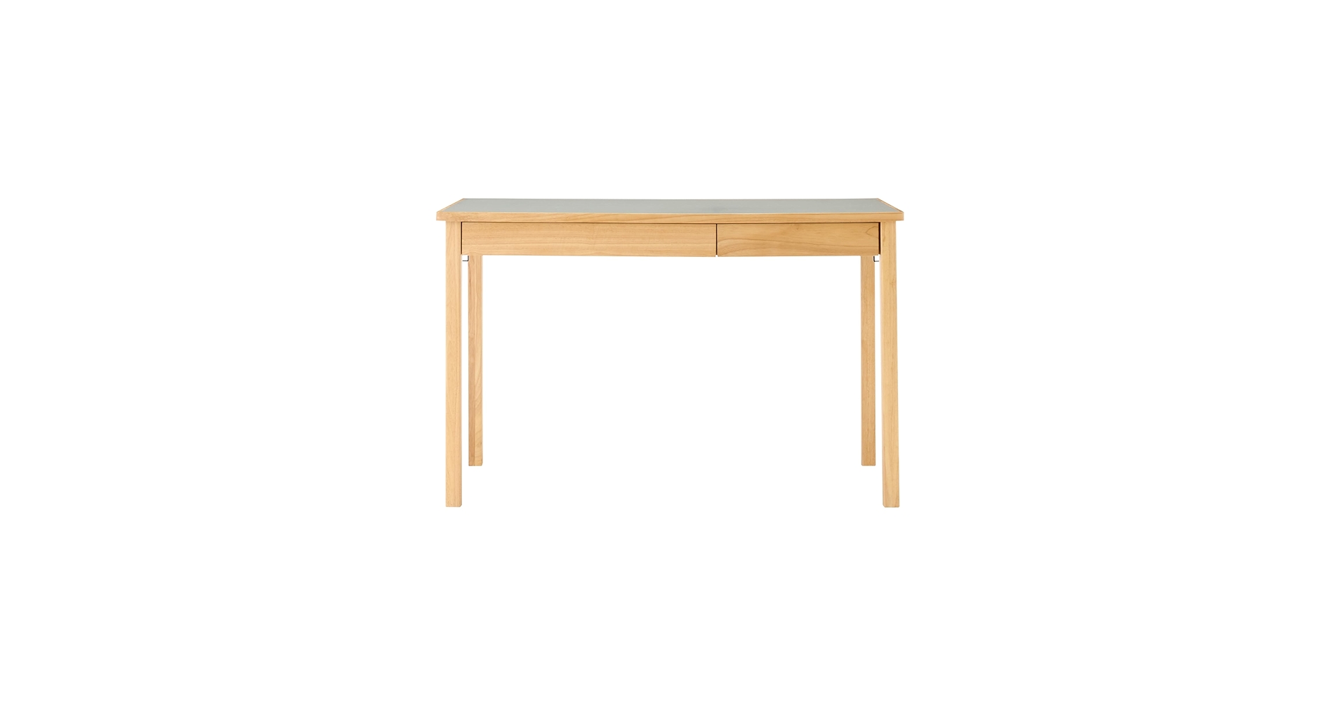 kao 無印良品 木製デスク リノリウム天板 グリーン 83895884 Amazon.co.jp: 無印良品 木製デスク グリーン 幅110×奥行55×高さ