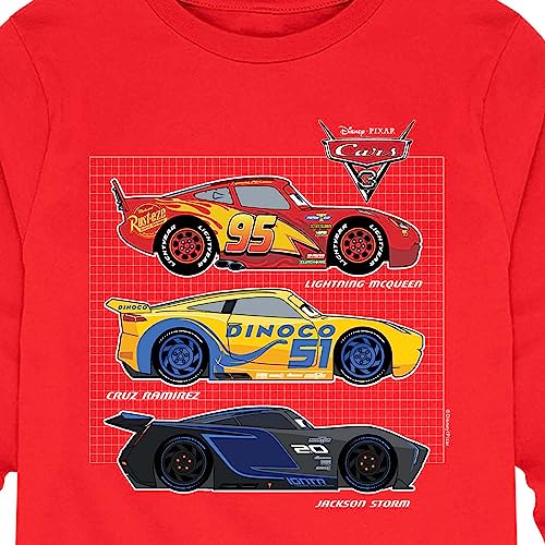 Disney Cars - Side Profiles Grid - Toddler and Youth Long Sleeve Graphic T-Shirt3