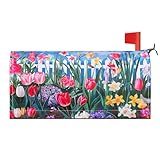 Spring Flowers and Butterfly 21'x18' Magnetic Covers Suitable for 19 'x6.5...