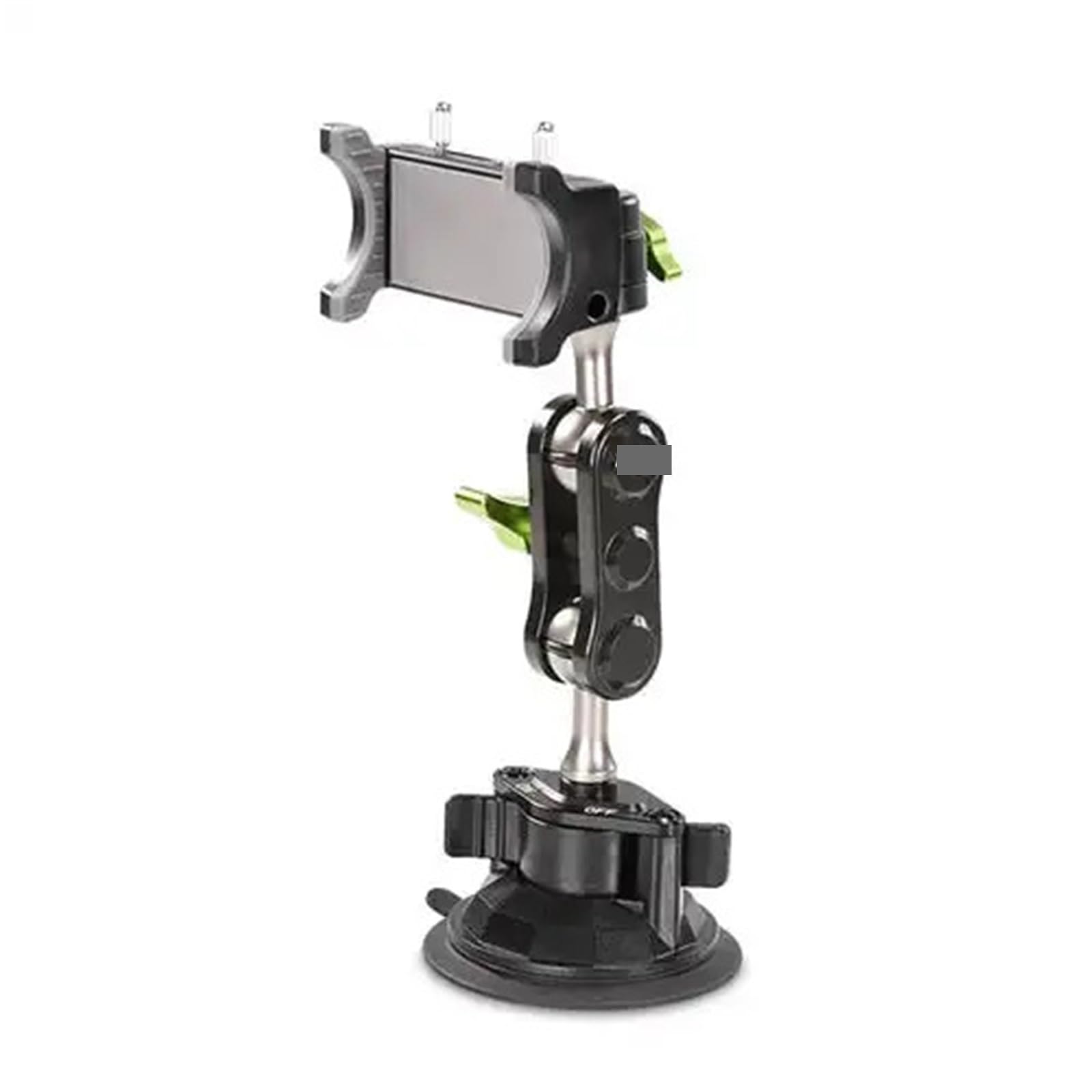 Support Téléphone Voiture Montages intérieurs Support de téléphone de Voiture réglable Multifonctionnel, Bras de tête Universel, Rotatif à 360 °, Support de téléphone de Voiture, Pare-Brise
