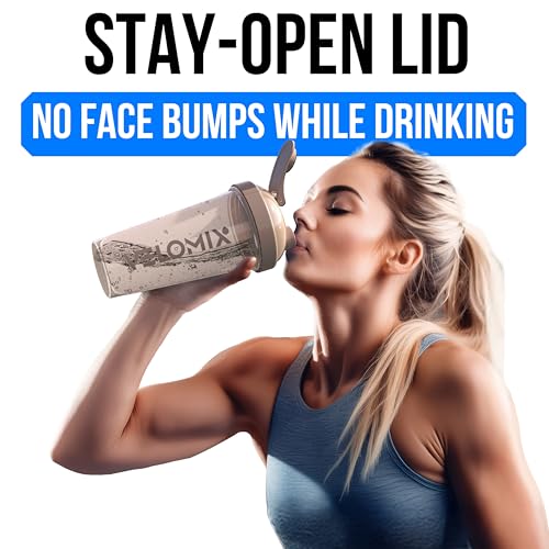 Image of VELOMIX -6 PACK- 28 oz Protein Shaker Bottle for Protein Mixes - 6x Wire Whisk | Leak Proof Shaker Cups for Protein Shakes | Protein Shaker Bottle Pack | Protein Shake Cup (Pastel Power Series)