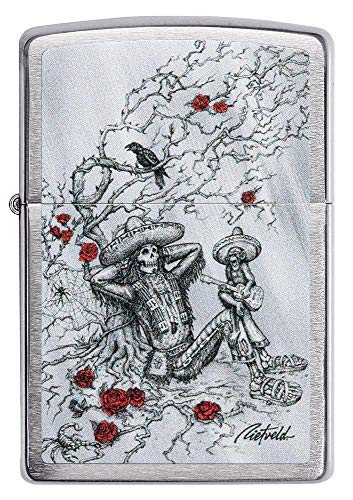 Mechero Zippo original de cromo cepillado Rick Rietveld, el regalo de metal perfecto 3