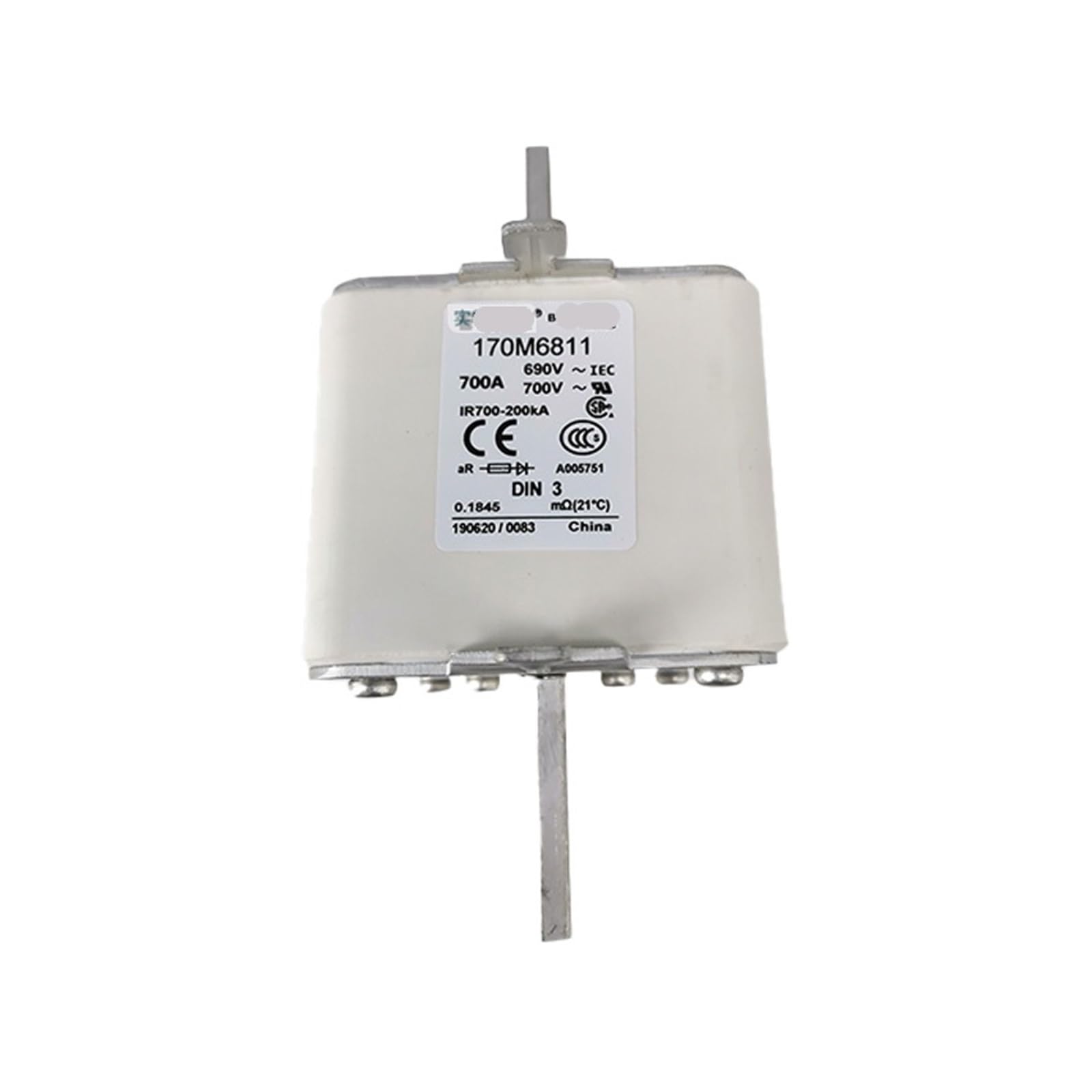MYRRHE 170M6811 composant électronique fusible limitation courant pour armoire électrique industrielle