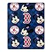 The Northwest Company 1COB/3121A/0004/RET: Disney-MLB 40X50 Silk Throw Blanket and Hugger Mickey - Red Sox