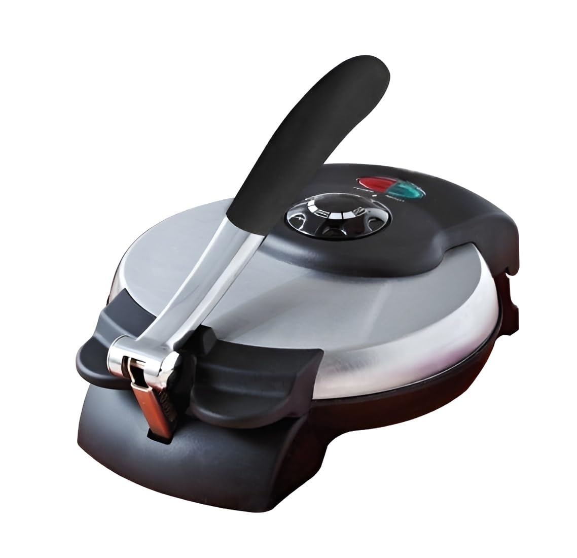 Roti Maker Chapathi Maker 8 Inch, Ideal for Making Homemade Tortillas Tacos Flatbreads,Chapati Roti, Stainless Steel Housing With Adjustable Temperature Control Non-Stick Coating