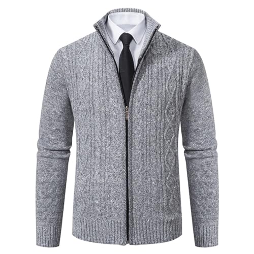 Men's Full Zip Cardigan Winter Autumn Knitwear Sweatercoat4