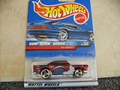 Amazon.com: Hot Wheels 55 Chevy Surf'n Fun Car : Toys & Games