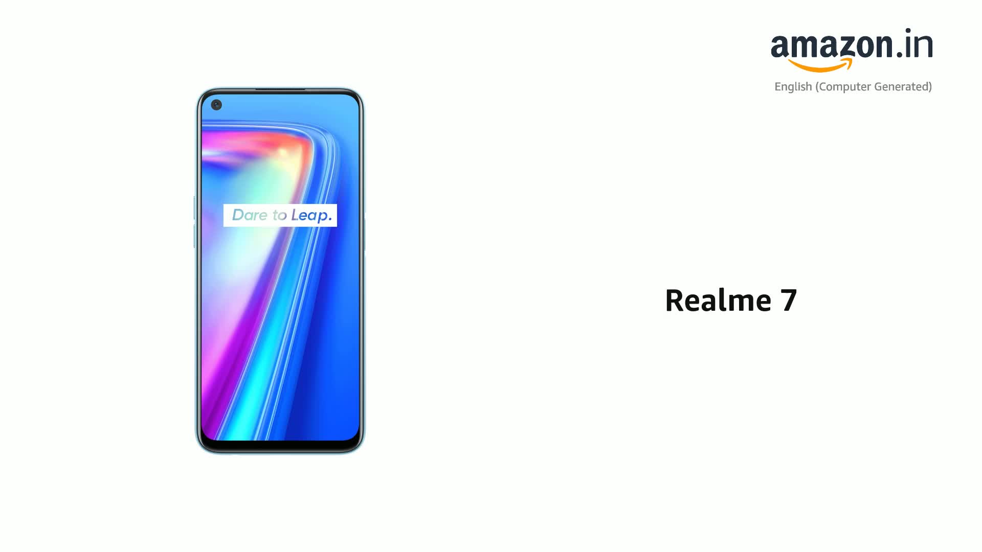 realme 7 (Mist White, 8GB RAM, 128GB Storage) with No Cost