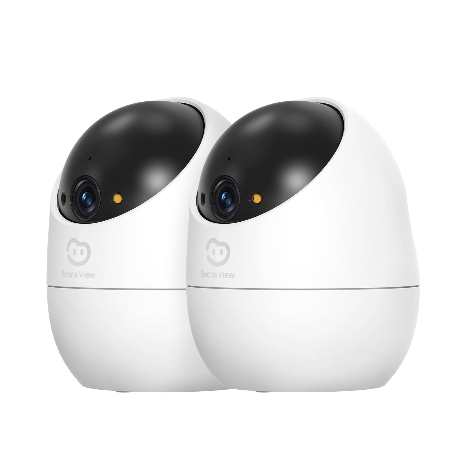 Beans View 2K (3MP) Cámara de Interior para Seguridad, 2 Piezas, visión Nocturna
