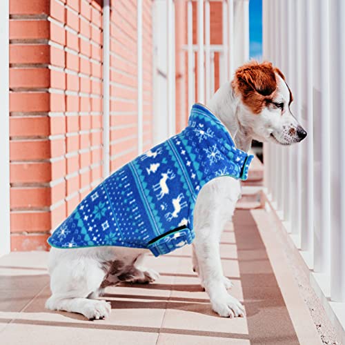 PETCUTE Reflective Dog Coat,Winter Dog Warm Jacket with Harness Hole,Warm Fleece Lining Cozy Dog Jacket for Winter Cold Weather,Adjustable Reversible Dog Apparel Clothes for Puppy Small Dogs - Image 2