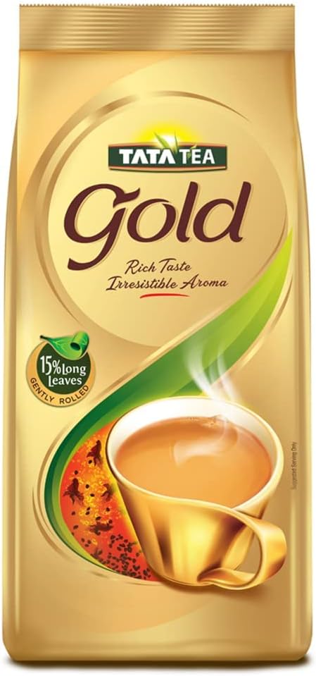 Tata Tea Gold, Black Tea, Pouch, 500g