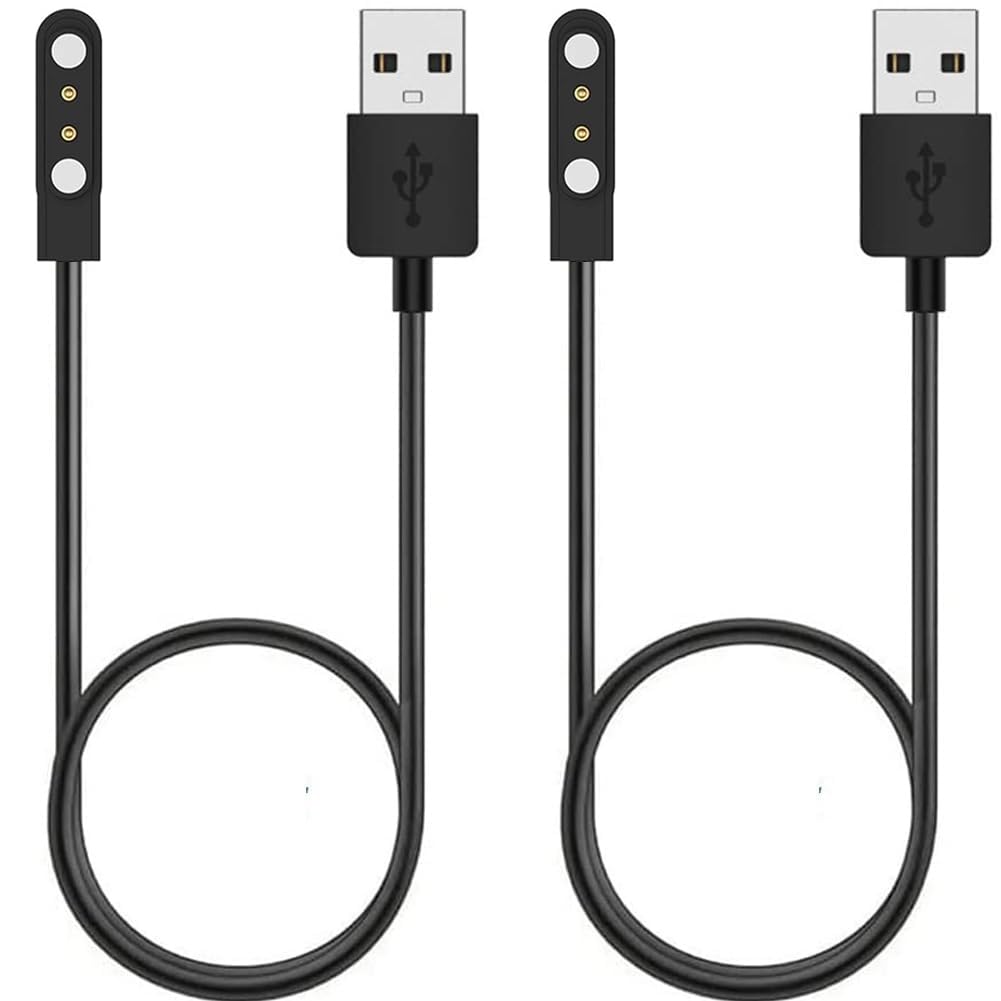 Kissmart Charger for FAFAFROG Dog bark Collar, Magnetic Charging Cable for Dog Shock Training Collars (2ft/60cm) (2)