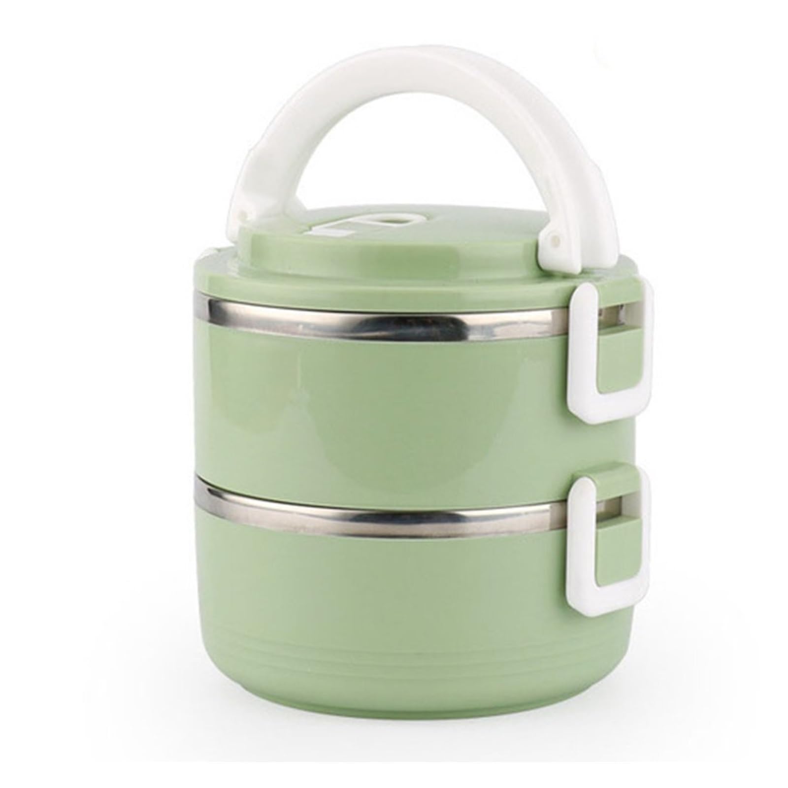SePkus Scatola per Il Pranzo Bento Box Portatile Isolamento Termico Secchio per la Cena Contenitori per Alimenti Stoviglie da Cucina Scatola per Il Pranzo sigillata Ecologica in Acciaio Inossidabile