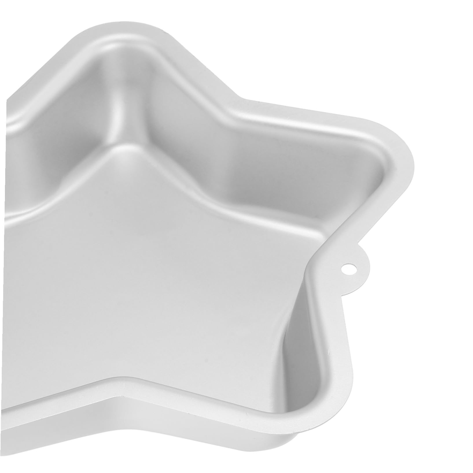 Uonlytech 2 Pezzi Stampo per Torta Stella in Lega di Alluminio Antiaderente e Riscaldamento Uniforme Forma Cinque Punte per Dolci Cheesecake Pane e Prodotti da Forno per Casa e Festa