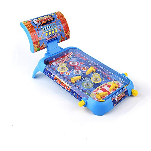 Macchina da Flipper, Gioco da Tavolo Puzzle, con luci ed Effetti sonori Brillanti, Ricaricabile, Adatta per Giochi da Battaglia a Due Persone di età Superiore a 3 Anni