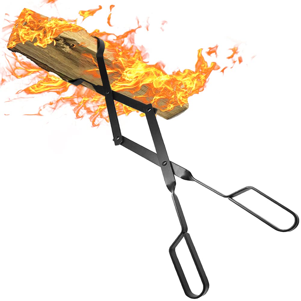 Buy Amagabeli Firewood Tongs Log Grabber 26" for Fire Pit Campfire
