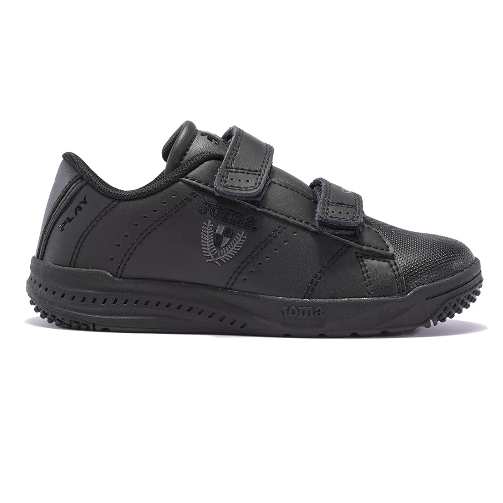 Joma Play JR Low-Top Sneakers, Black, 0 UK