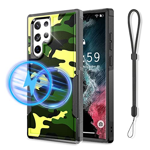 Coque magnétique pour Galaxy S22 Ultra idéale pour les activités outdoor et chocs