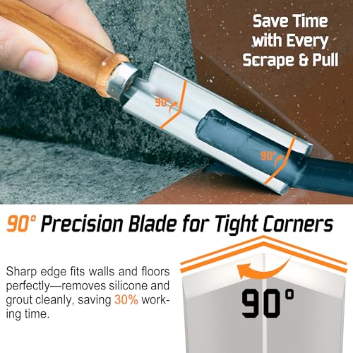 TRUXXON Heat-Treated Caulk Remover Tool