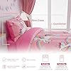 SANDJEST Unicorns Bedding Twin Set for Girls Kids Children, Ultra Soft Microfiber Comforter Set with 3-Pieces, Comforters Bed Sets Bedroom Decor #5