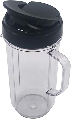 joystar Taza mágica de repuesto de 22 onzas con asa y tapa, compatible con Magic Bullet MB 1001/MB