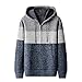Produktbild Asija Herren Hoodie, Herren und Damen Kapuzenpullover Langarm Herren Sweatjacke Kapuzenjacke Hoodie mit Kapuze und Reißverschluss