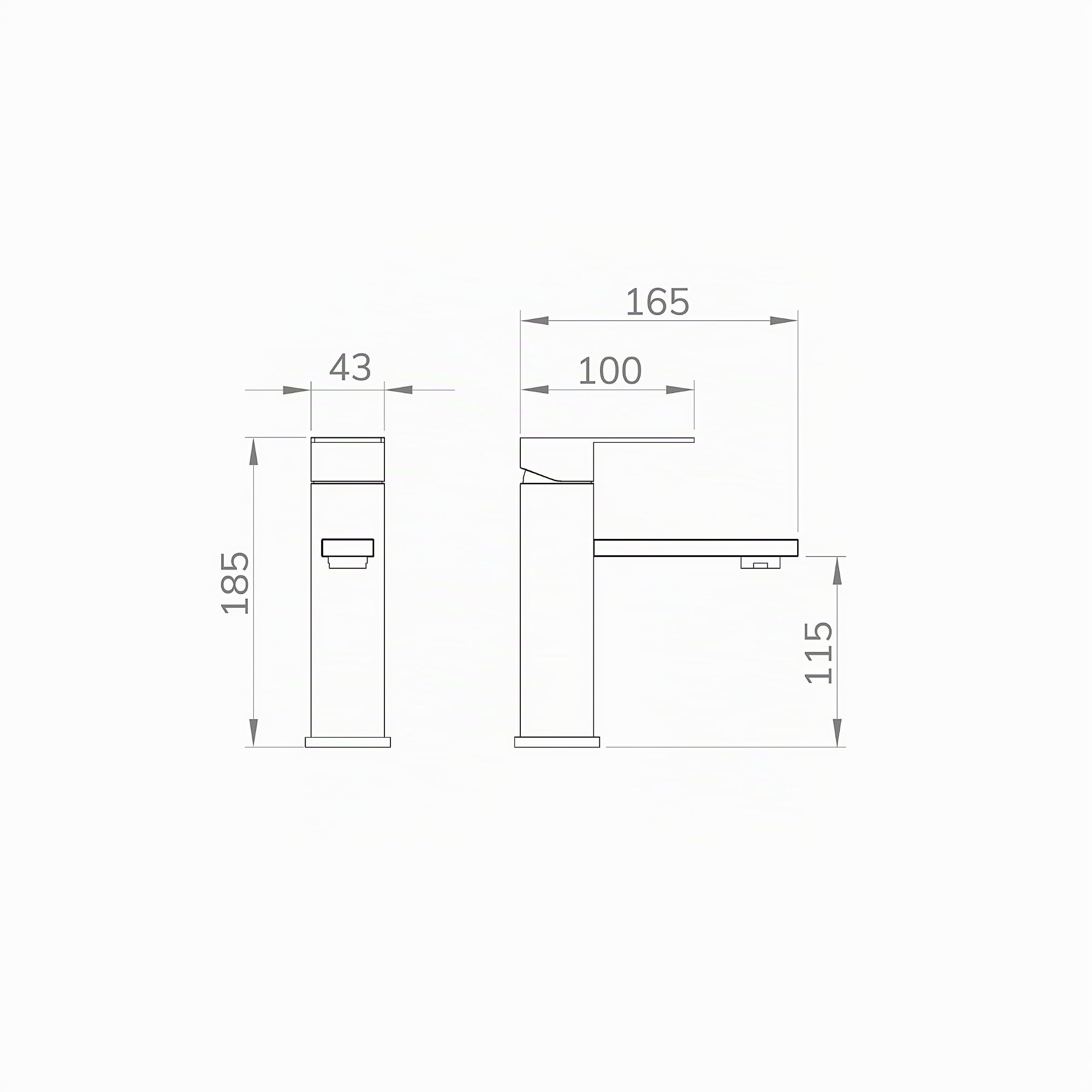 BAIKAL Pack solución para baño con lavabo y complementos. Incluye: lavabo cerámico, Grifo, Sifón extensible y Válvula de desagüe con rebosadero. Fácil instalación, se incluyen las instrucciones