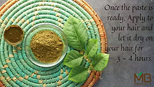 Verem Growth Booster Hair Pack | Henna From Rajasthan Blended With 10 Herbs 250G | External Use Only #TOP6