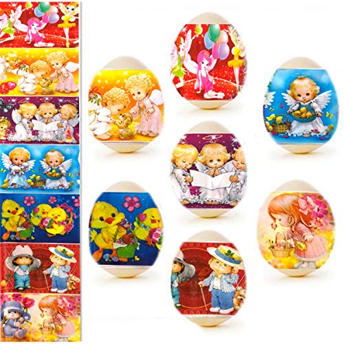Best Quality 🔥 Children's Angels Easter Egg Wraps, 14 Pieces