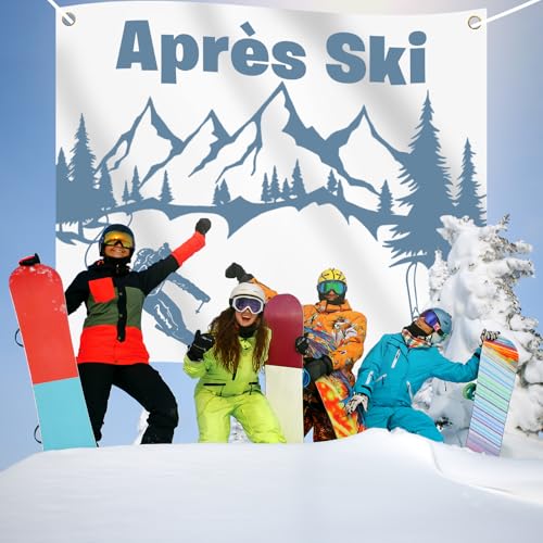 Fondo fotográfico Apres Ski Party 59.84x50 pulgadas miniatura 4