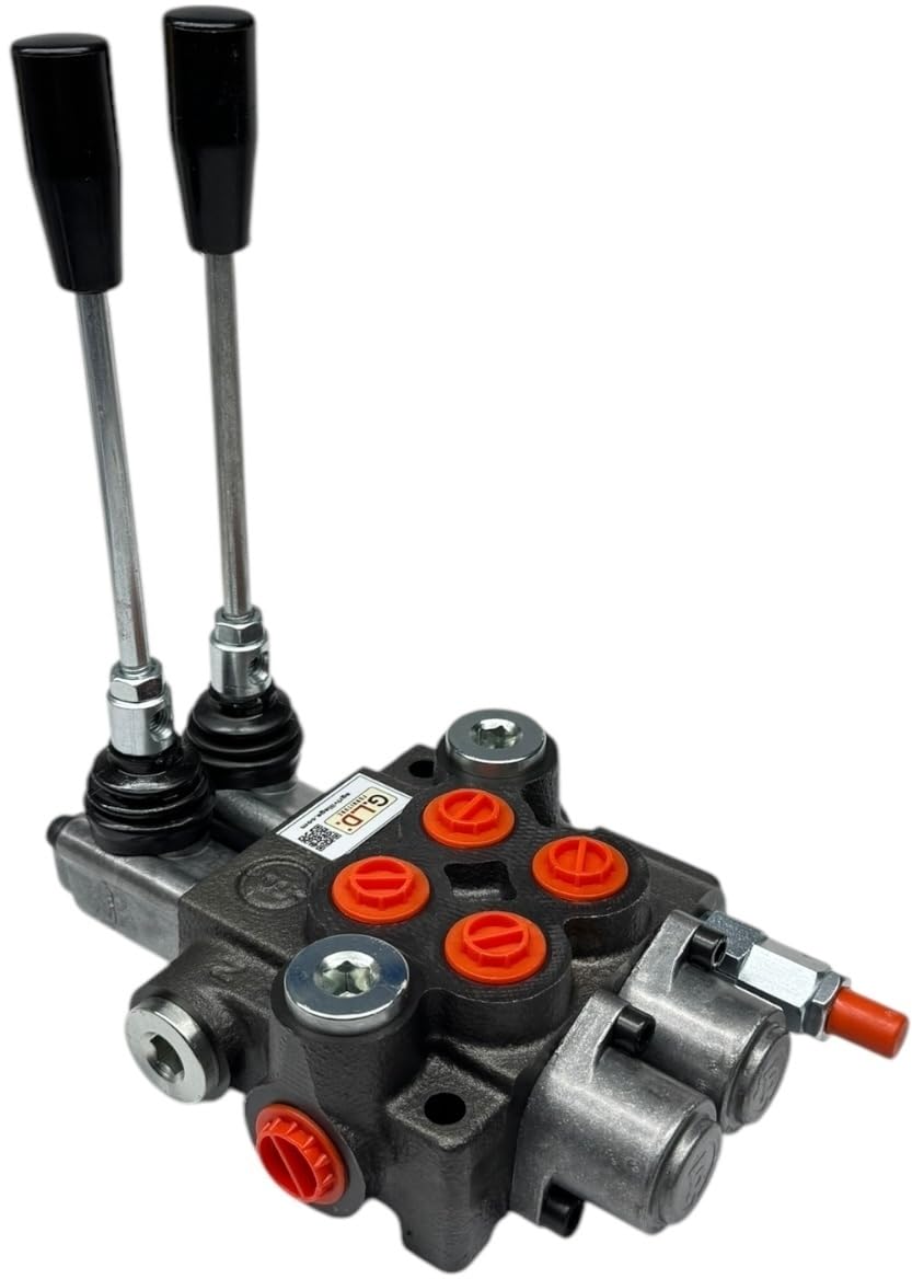 Distributeur oléodynamique pour tracteur 2 leviers double effet 3/8" 45 litres 300 bar