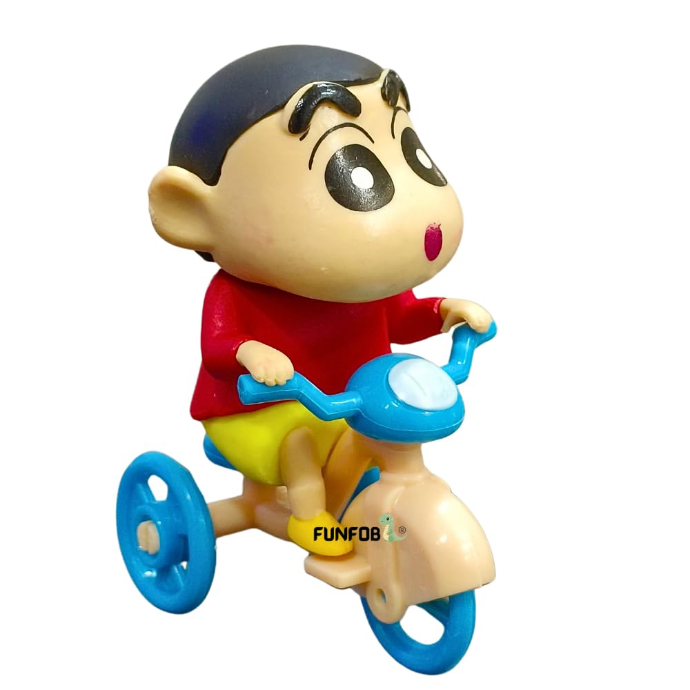 Funfob Shinchan Action Figure Toy Size - 10CM Shinchan Figurine Cartoon Figures Toys for Boys & Girls PVC Multicolour | Shin Cycle Small (B0CXLZC6SW) Amazon Price History, Amazon Price Tracker