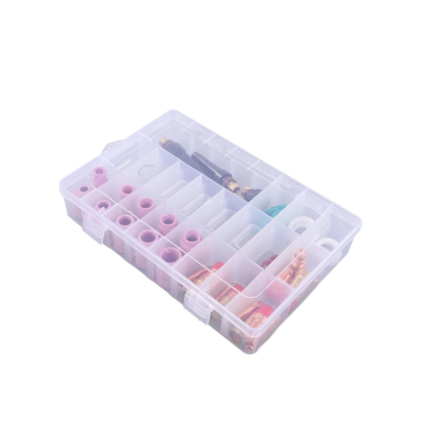 Buse en céramique de consommables de soudage TIG, Ensemble de 55 pièces for WP 17 18 26