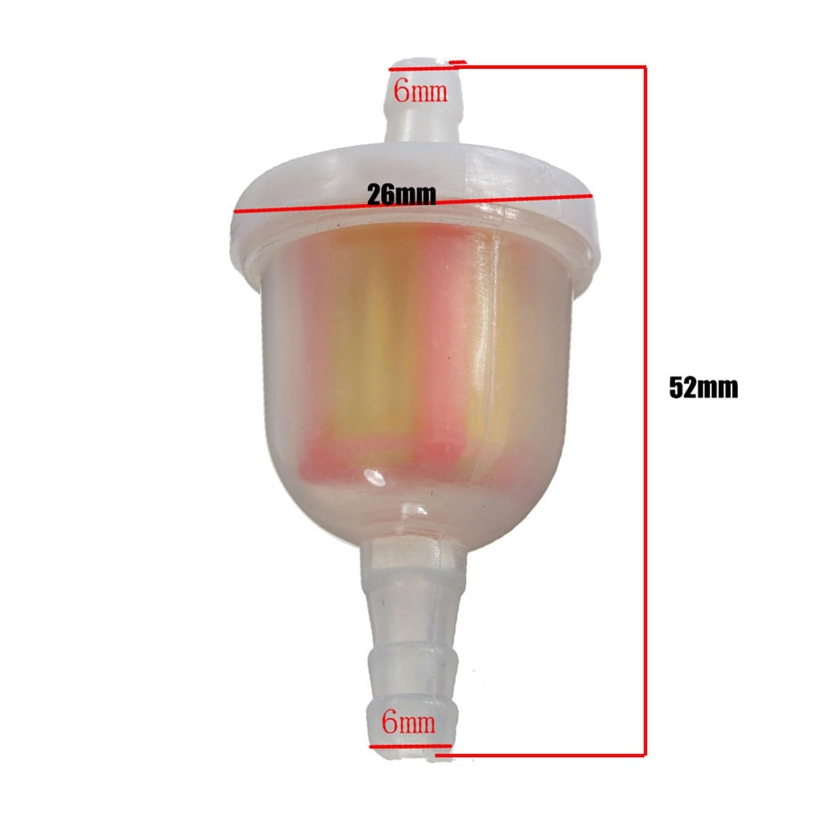 Gasölbecherfilter Mit Schlauch Mini Moto Dirt Bike Benzin-Inline-Kraftstofffilter Teilefilter
