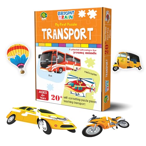 Image of The Book Tree Transport 20+ Piece Jigsaw Puzzle for Preschoolers, Educational Toy for Learning Different Birds, Gifts for Kids Ages 3 to 6 by Majestic Book Club