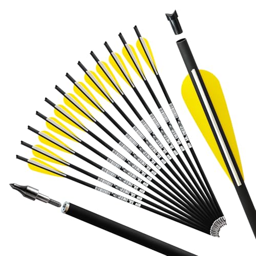 REEGOX Crossbow Bolts 16/18/20 inch Bio Crossbow Arrows