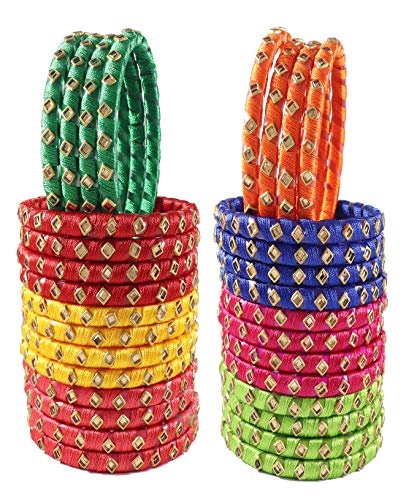 Image of NMII Bangle Set for Women (Multi-Colour)