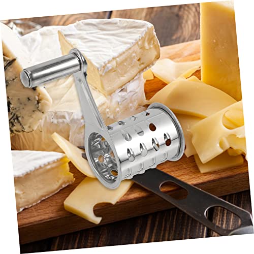 2 piezas ralladores manuales para queso acero inoxidable miniatura 5