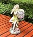 Solar Powered Fairy Angel with Solar Glowing Globe LED Garden Light Decor Color Change