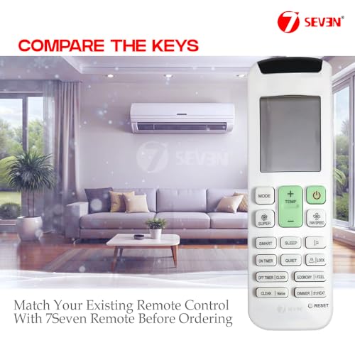 Image of 7SEVEN Compatible for Blue Star AC Remote Original 211 Model Suitable 1 1.5 2 Ton Split and Window Air Conditioner