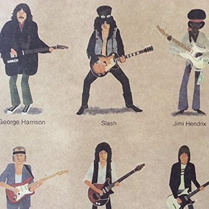 Amazon Co Jp ノーブランド品 ビンテージ風 おしゃれ 世界の ギタリスト イラスト ポスター 53 38cm ホーム キッチン Amazon Co Jp ノーブランド品 ビンテージ風 おしゃれ 世界の ギタリスト イラスト ポスター 53 38cm ホーム キッチン